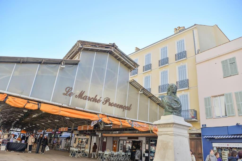 Old Town Antibes Superb New Flat, For 3, Ac, Wi-Fi Lägenhet Exteriör bild